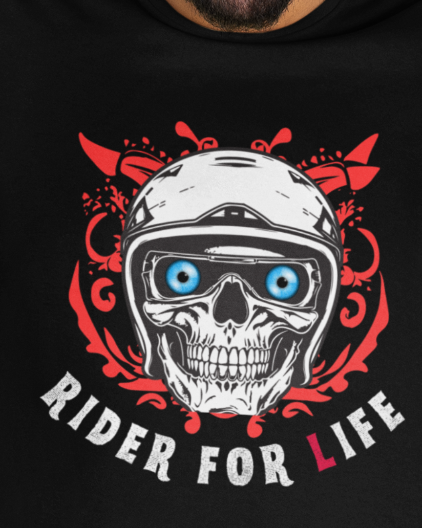 Rider for Life - टीशर्ट