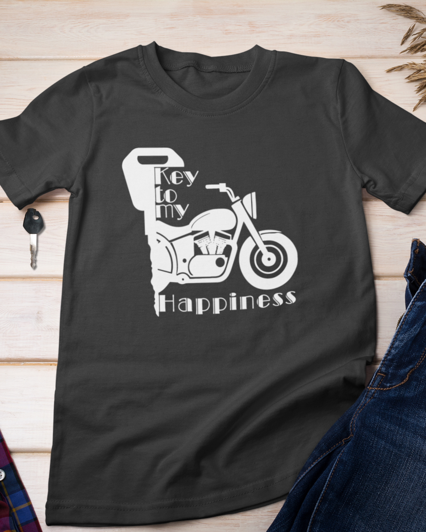 Key to my happiness - टी-शर्ट