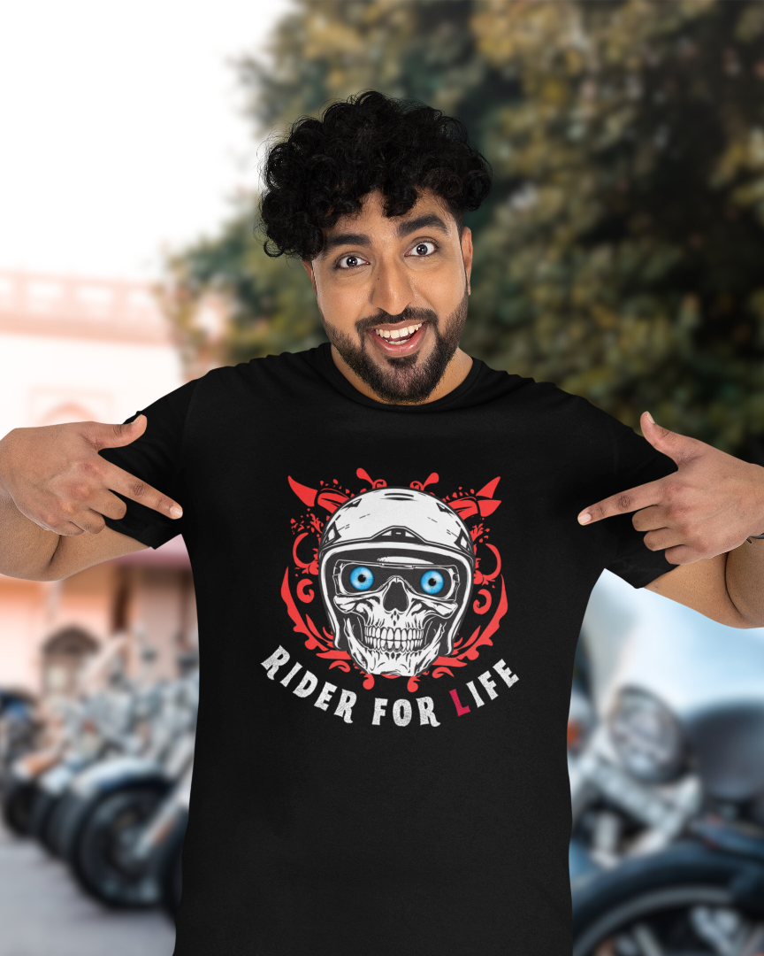 Rider for Life - टीशर्ट