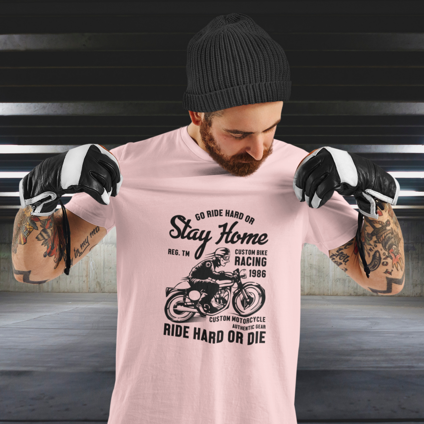 Ride hard or Stay Home - T-shirt