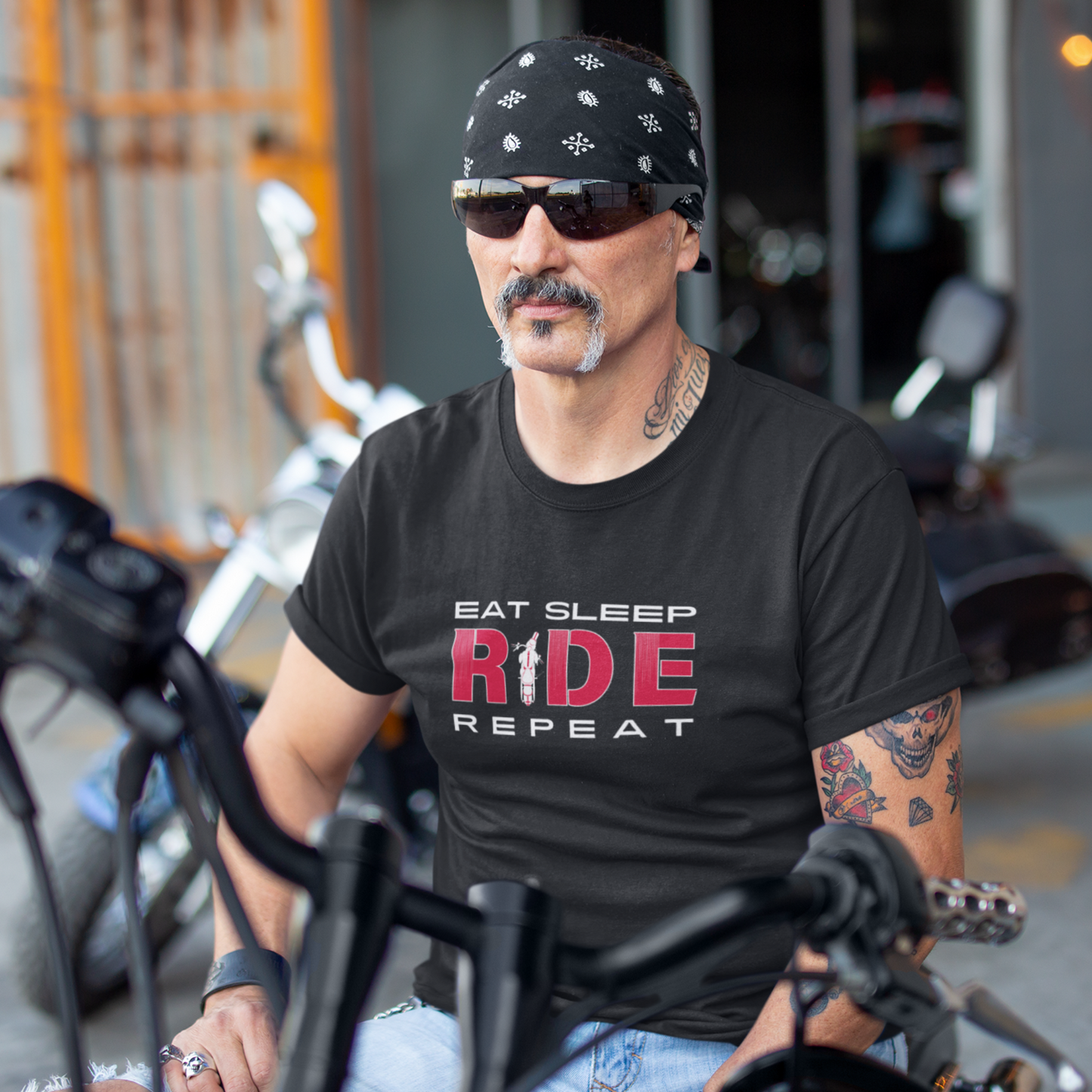 Eat Sleep Ride Ride - T-Shirt