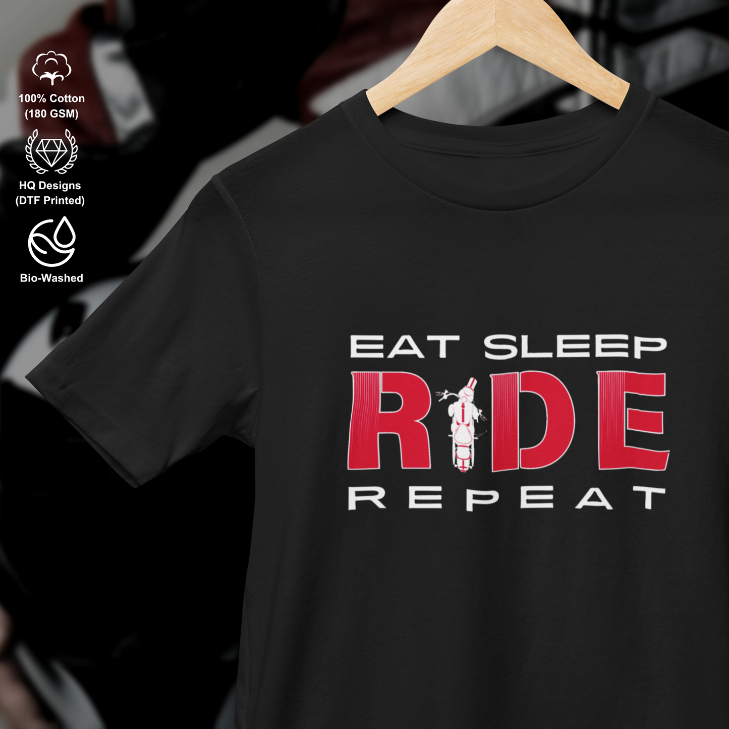 Eat Sleep Ride Ride - T-Shirt