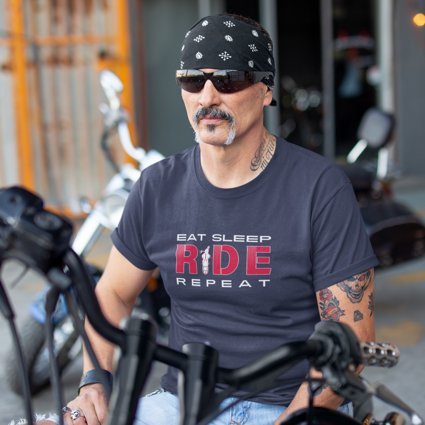 Eat Sleep Ride Ride - T-Shirt