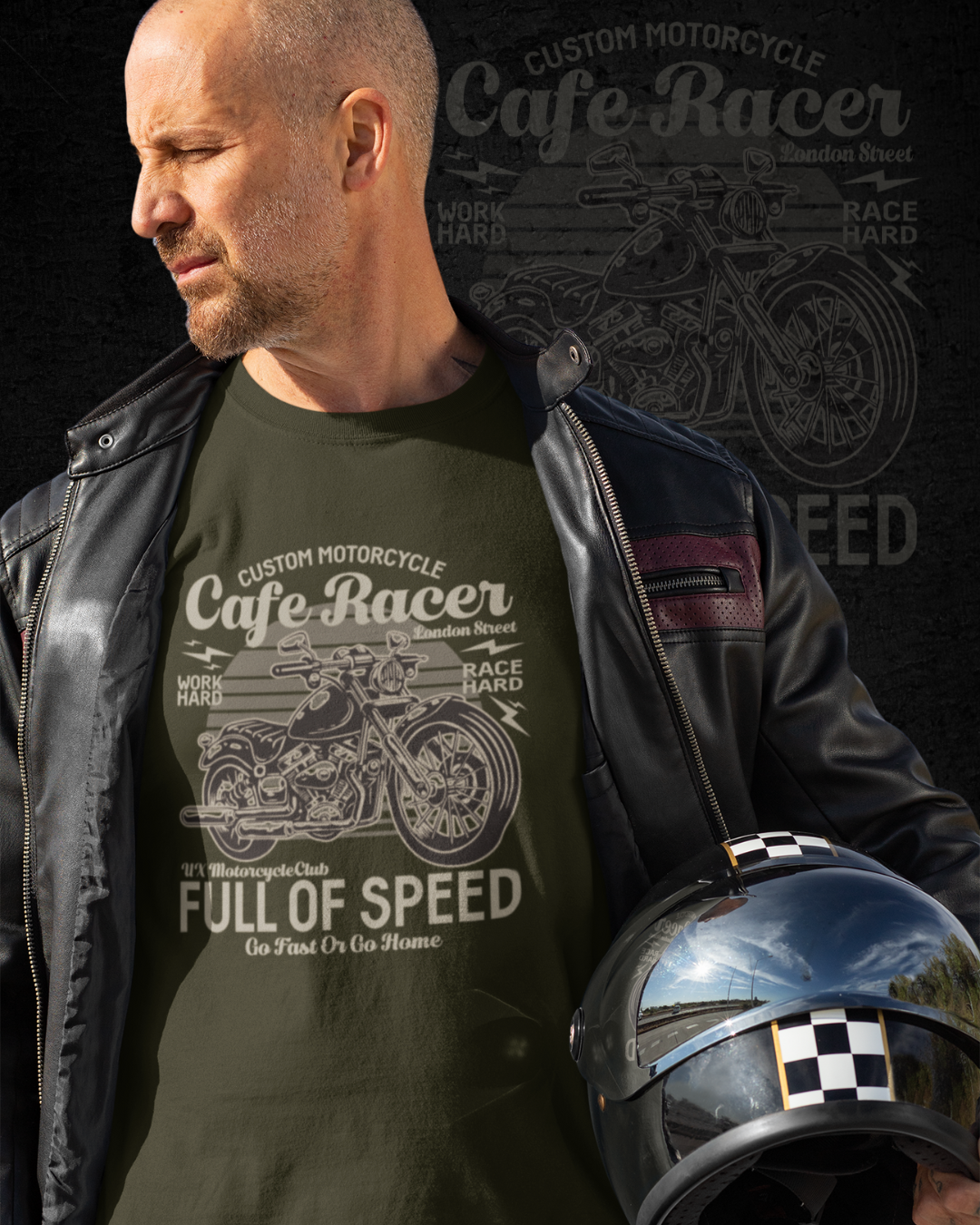 Biker T-Shirt | Cafe Racer