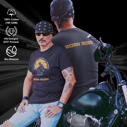 Born Rider, Never Lost Always Exploring - T-Shirt