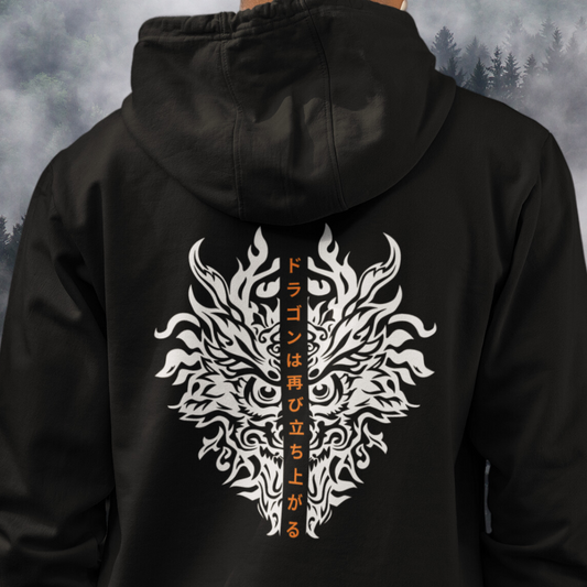 Japanese - The Dragon Will Rise Again Hoodie