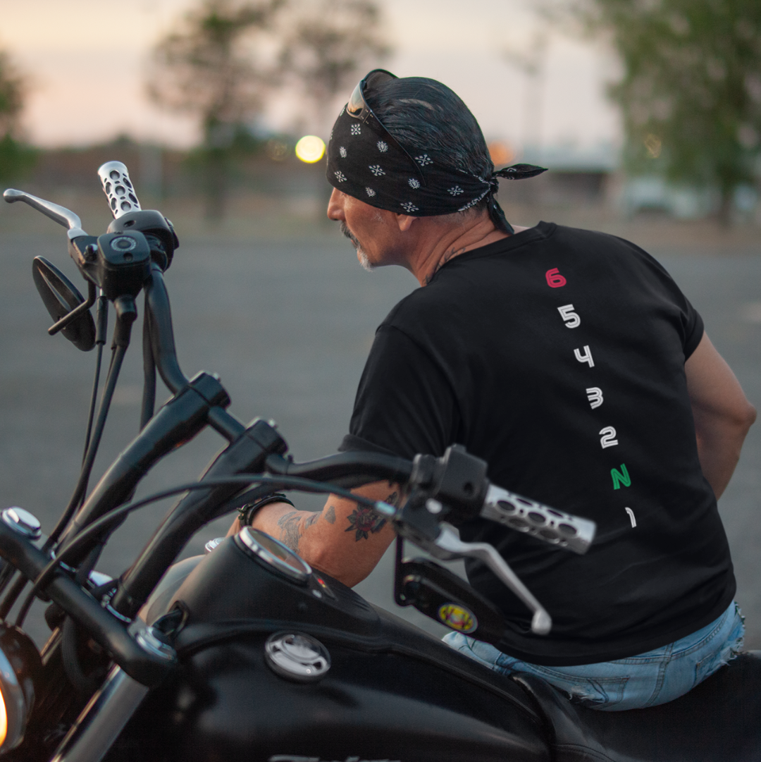 Life is a ride - Black T-shirt